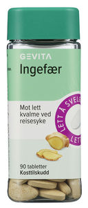 Gevita Ingefær 90 tabletter