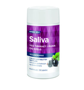Nycodent Salvia sugetabletter solbær 100 stk