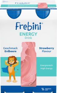 Frebini ENERGY Drink Jordbær 4x200 ml