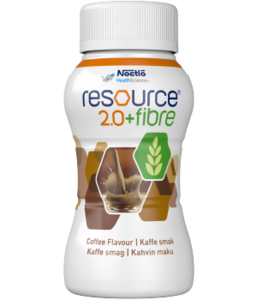 Resource 2,0 + fibre næringsdrikk kaffe 4x200 ml