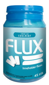 Flux tyggegummi Coolmint fluor 45 stk
