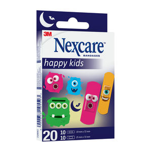 Nexcare Happy Kids Monster plaster 20 stk