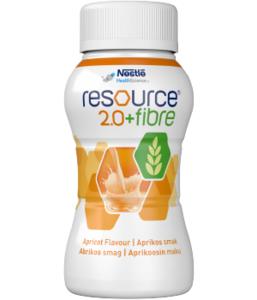 Resource 2,0 + fibre næringsdrikk aprikos 4x200 ml