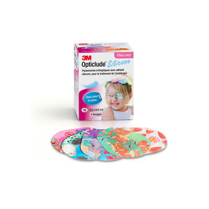 3M Opticlude Silicone Mini øyelapper jente 5cm x 6cm 50 stk