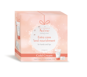 Avène gavesett håndkrem 50 ml og leppebalm 10g