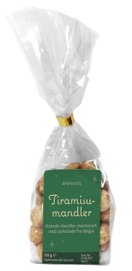Apotekets tiramisumandler 120 g