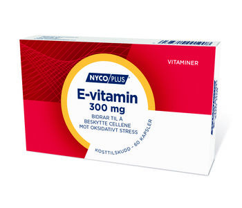 Nycoplus E-vitamin kaps 300 mg 60 stk