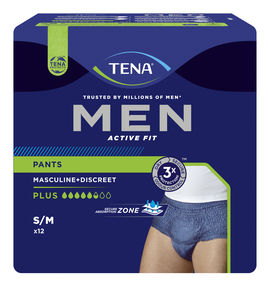 TENA Men ActiveFit Pants Plus S/M 12 stk