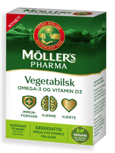 Møllers Pharma Vegansk Omega3 + Vitamin D 30 kapsler