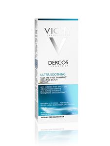 Vichy Dercos beroligende sjampo til tørt hår 200 ml