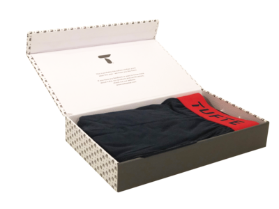 Tufte Boxer Brief gaveeske blå/rød L