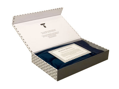 Tufte Boxer Brief gaveeske blå XL