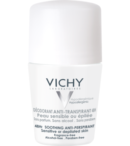 Vichy mild antiperspirant deodorant uten parfyme 48h, 50ml