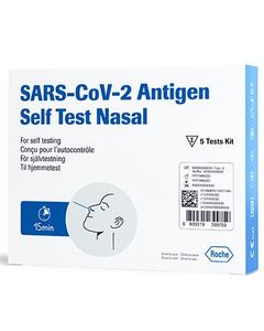 Roche Sars Covid -2 Antigen nasal selvtest 5 stk