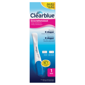 Clearblue graviditetstest tidlig deteksjon 1 stk