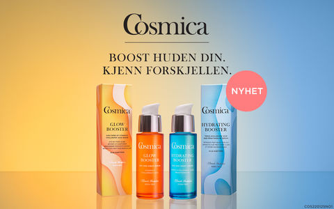 Cosmica Glow Booster & Hydrating Booster – to nye helter for huden din