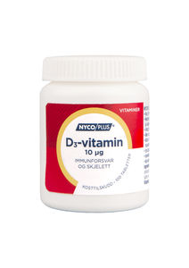 Nycoplus D3-vitamin 10 µg 100 tabletter