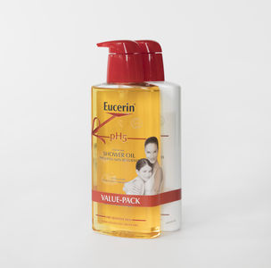 Eucerin pH5 sett med dusjolje og bodylotion