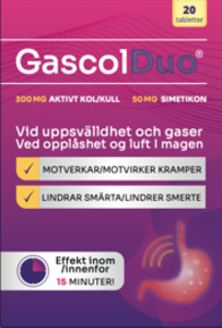 Gascolduo til mage-og luftsmerte 20 stk