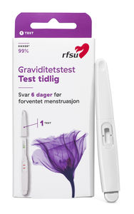 RFSU graviditetstest test tidlig 1 stk