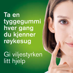 Nicorette Icemint tyggegummi 2 mg nikotin, 30 stk, slutte å røyke