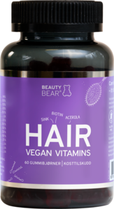 Beauty Bear Hair Vegan Vitamins 60 tyggetabletter