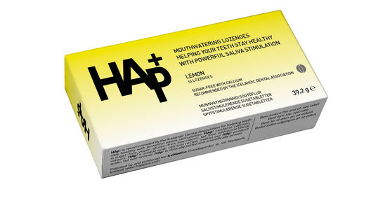 Hap+ sitron spyttstimulerende sugetablett 16 stk