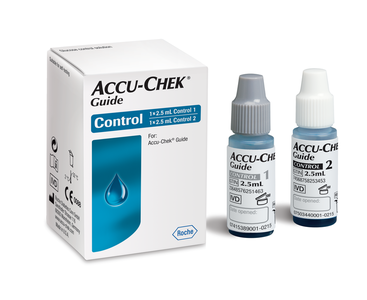 Accu-Chek Guide 2 kontrolløsning for blodsukkerstrimler