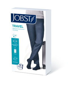 JOBST Travel Socks klasse 1 knestrømper sort 2 39/40 1 par