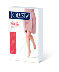 JOBST UltraSheer klasse 1 lårstrømpe natural 1 par