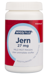 Nycoplus Jern 27 mg tabletter 100 stk