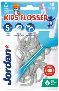 Jordan Kids Flosser fra 5 år 36 stk