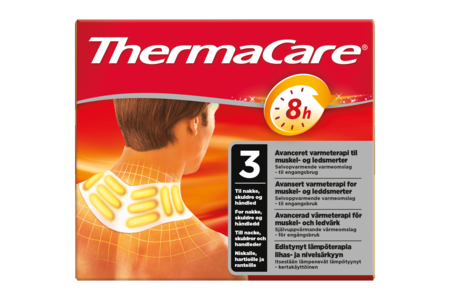 ThermaCare varmeomslag nakke, skulder og håndledd 3 stk