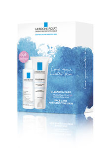 La Roche-Posay Toleriane gavesett med ansiktspleie til sensitiv hud