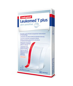 Leukomed T Plus Skin Sensitive sårbandasje 8x15cm 5 stk