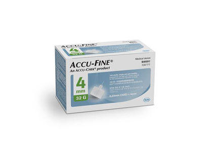 Accu-Fine pen needle kanyle 32G 4mm 100 stk