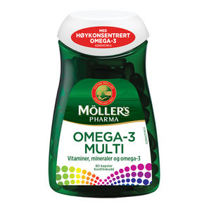 Möller's Pharma omega-3 multi 80 stk
