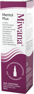 Miwana plus 3,5% nesespray mentol 30 ml