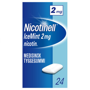 Nicotinell Icemint tyggegum 2 mg, Slutte å røyke