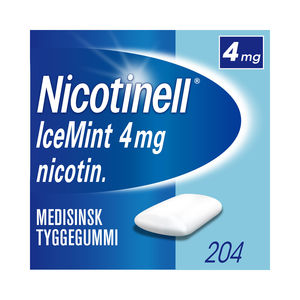 Nicotinell Icemint tyggegum 4 mg, Slutte å røyke