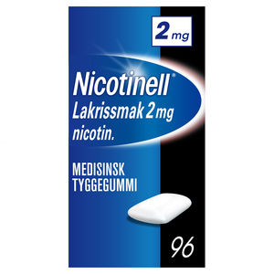 Nicotinell Lakris tyggegummi 2 mg, Slutte å røyke