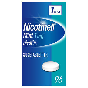 Nicotinell Mint Sugetab 1 mg, Slutte å røyke, 96 stk