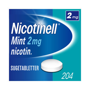 Nicotinell Mint Sugetab 2 mg, Slutte å røyke, 204stk