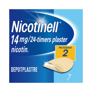 Nicotinell 14 mg/24 timer depotplaster, Slutte å røyke