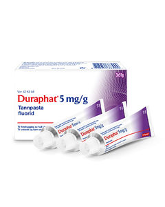 Duraphat tannpasta 5mg/g Reseptfri 3x51g