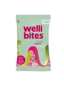 Wellibites Hyllebær & Bringebær m/sink 70 g