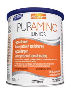 Nutramigen Puramino Junior hypoallergen, aminosyrebasert spesialnæring, 400 g