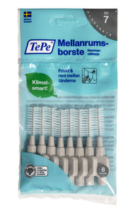TePe Mellomromsbørste 1,3mm grå 8 stk