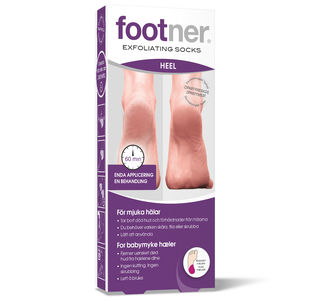 Footner Exfoliating Socks Heel - 1 sett