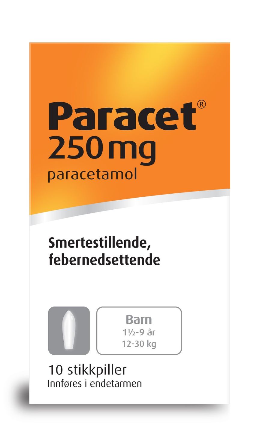 Paracetamol Stikkpiller Barn